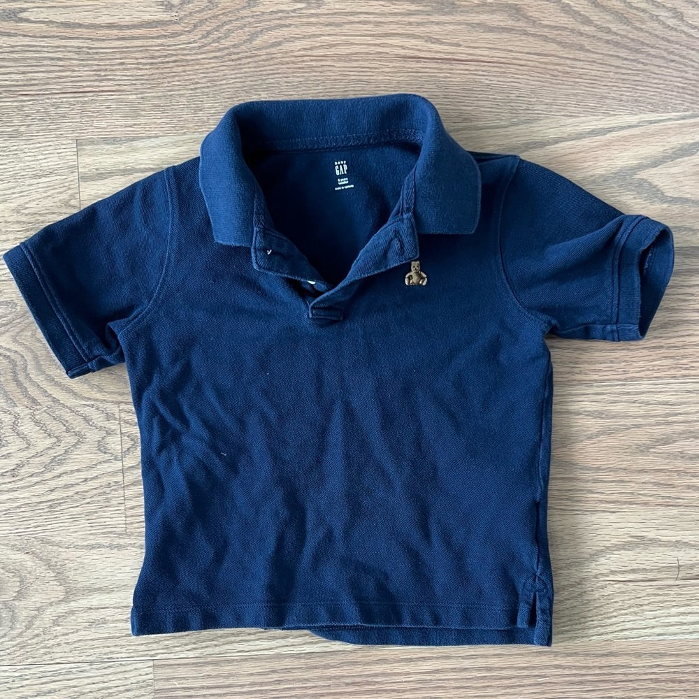 Navy Gap polo shirt size 5